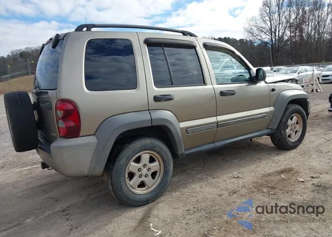 2006 Jeep Liberty Sport из США, поврежденный, VIN 1J4GL48536W274550